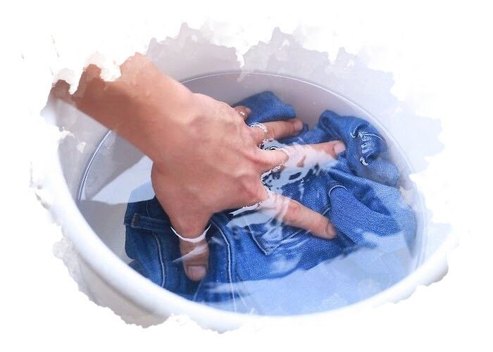 Стирка джинс