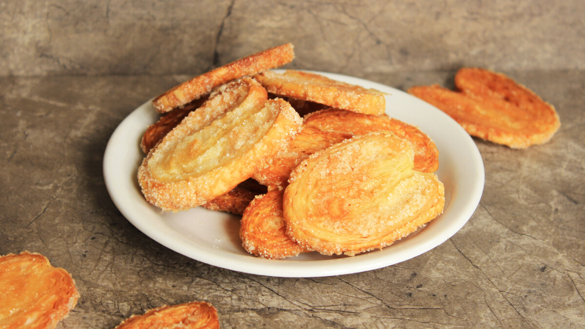 готовое печенье ушки