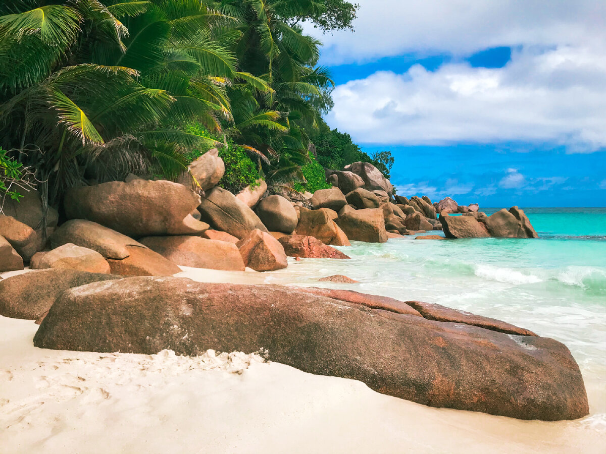 Пляж Anse Georgette, Praslin.