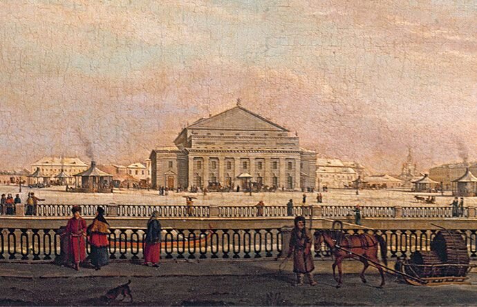 Большой (Каменный) театр на Карусельной площади, архитектор Антонио Ринальди © Мариинский театр