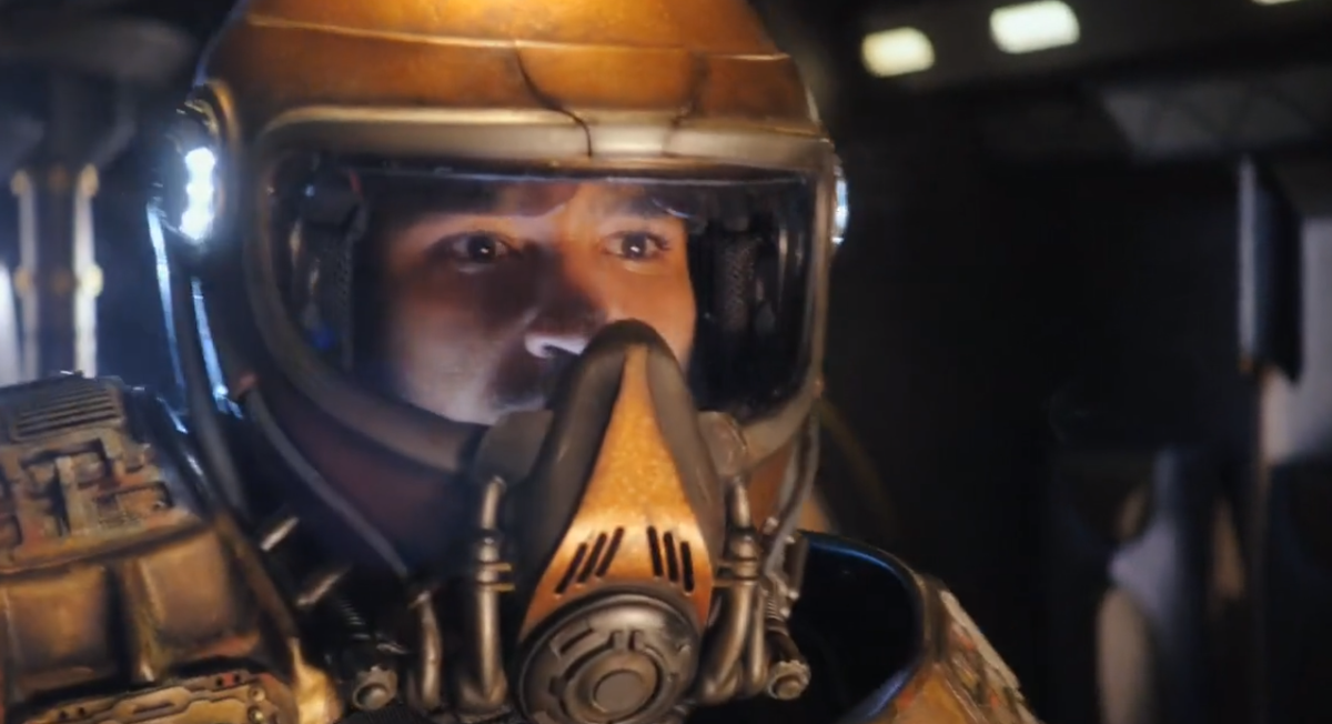 обработанный скриншот из сериала Звезные врата: Вселенная