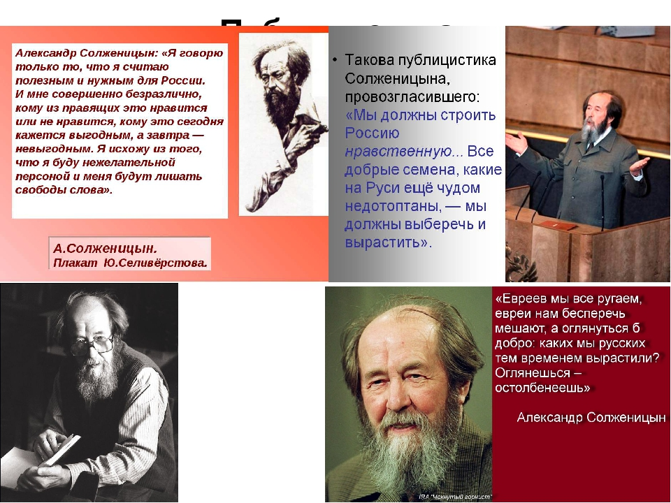 А и солженицын судьба и творчество писателя. Солженицын сфера деятельности.