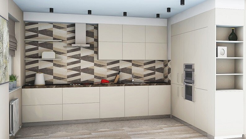 Визуализация кухни из дизайн-проекта