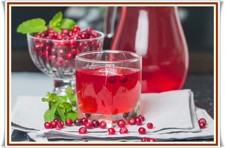 клюквенный морс