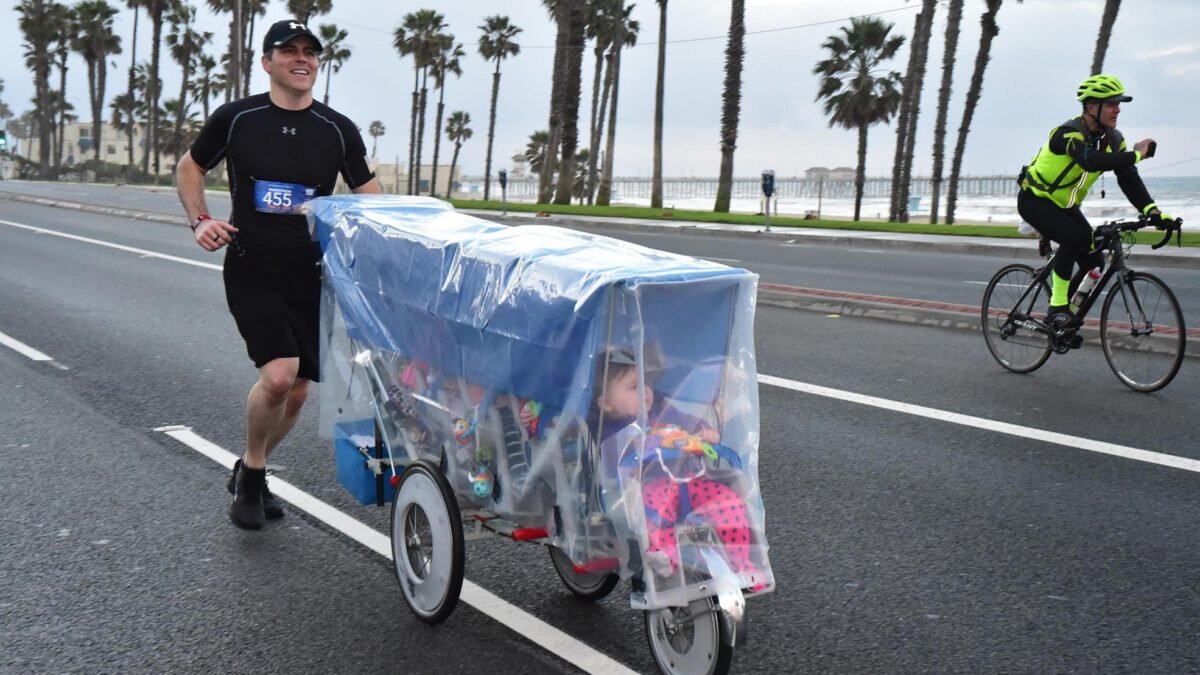 Дождь пробежкам не помеха