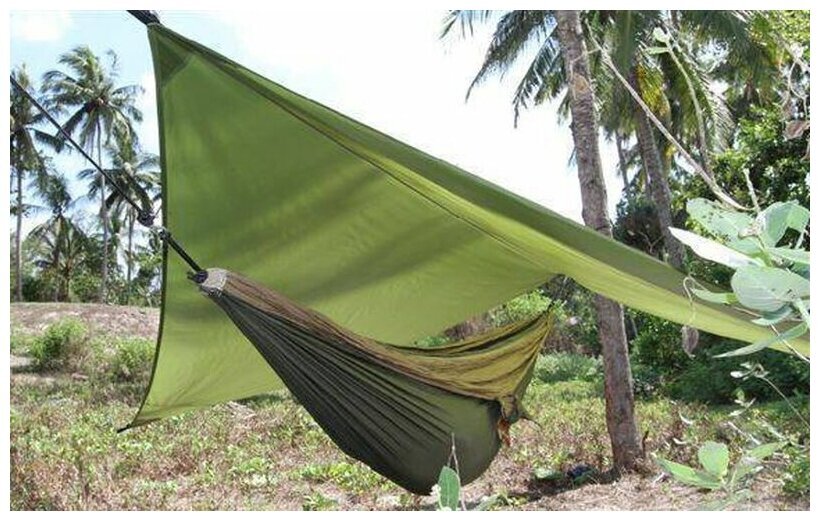 Пример вида гамака с тентом