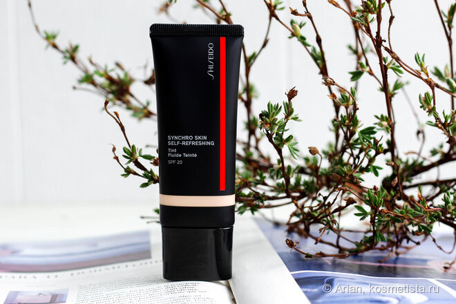 Shiseido Synchro Skin Self-Refreshing Tint в оттенке 115 Fair Shirakaba