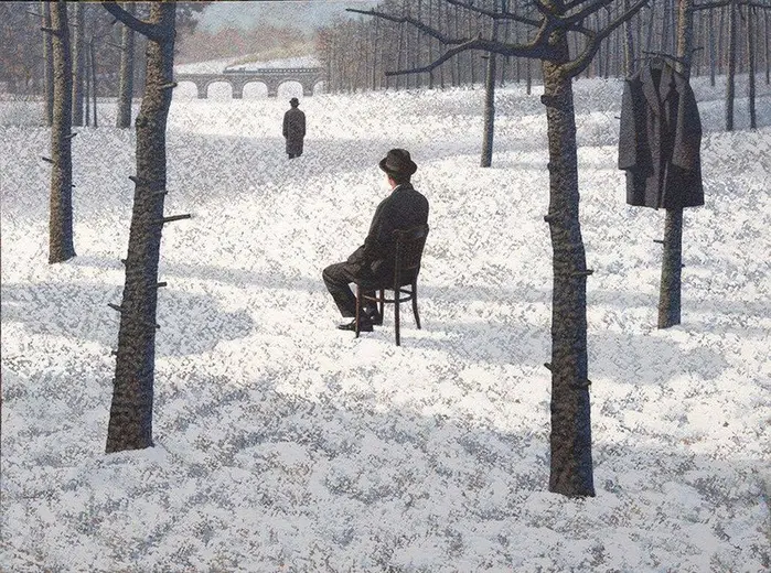 Двое мужчин, пальто и поезд (Наблюдающий за наблюдателем)