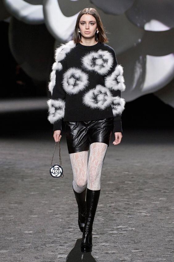 Плотные и ажурные, прозрачные и с принтом, цветные и черные... модных колготок сейчас много!