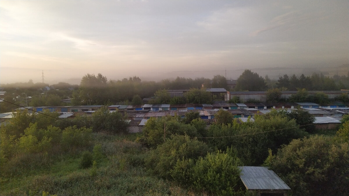 Вид с балкона в 4 утра