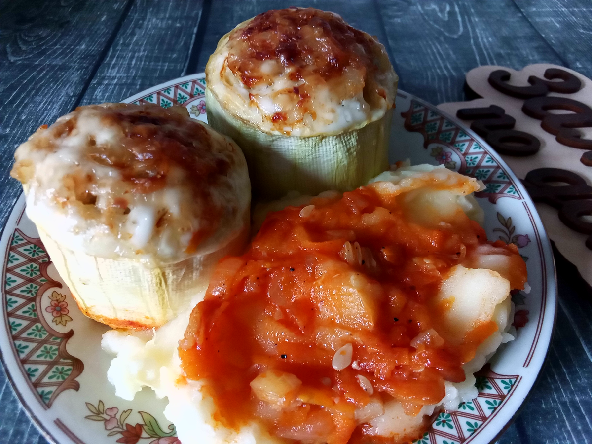 Блюдо из кабачков. Фото от автора