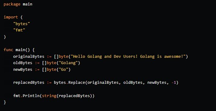 Как заменить символы в строке в Golang | Golang-news | Дзен