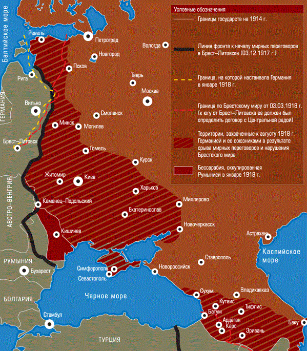 Брестский мир - позор для России… | Монархическое Народное Движение России  | Дзен