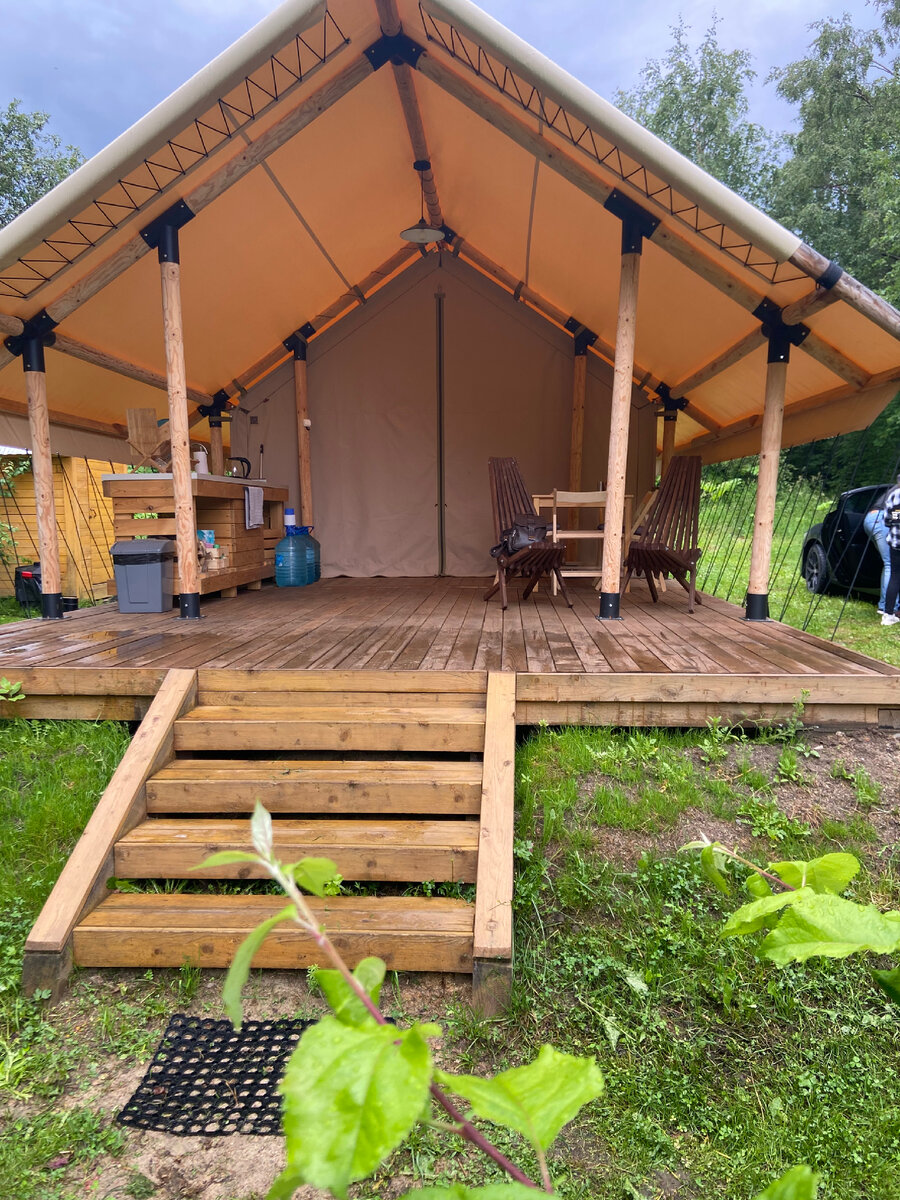 Глемпинг или отдых в сафари-тенте 