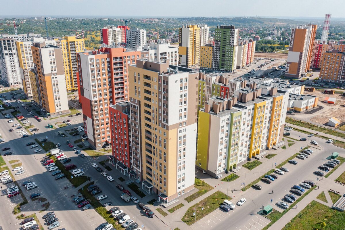 Двор без машин и парковка по периметру квартала в ЖК «Новая Кузнечиха»