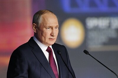    Президент РФ Владимир Путин ©Рамиль Ситдиков РИА Новости