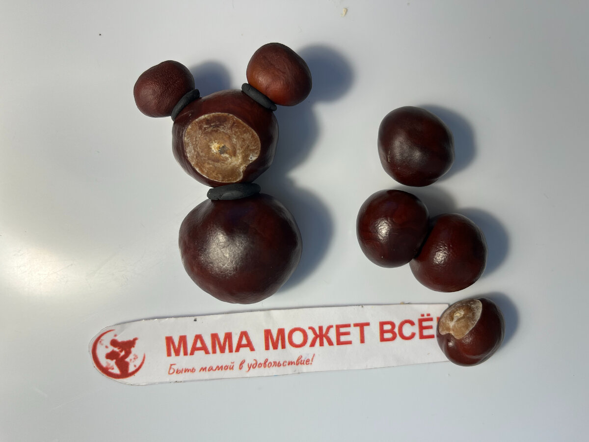 Поделки из каштанов для детей