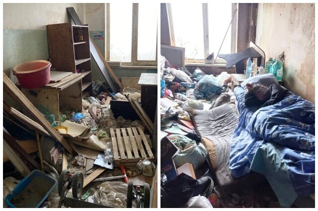    Жильцы возмущены вонью в подъезде и кучей насекомых, которые выползают из злополучной квартиры. Фото:  Коллаж АиФ/ СУ СКР по Новосибирской области, прокуратура Новосибирской области