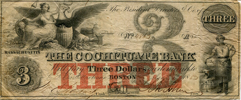 США 1853 год. 3 Доллара США. 3 Доллара. The History of the Dollar. Продать 3 доллара