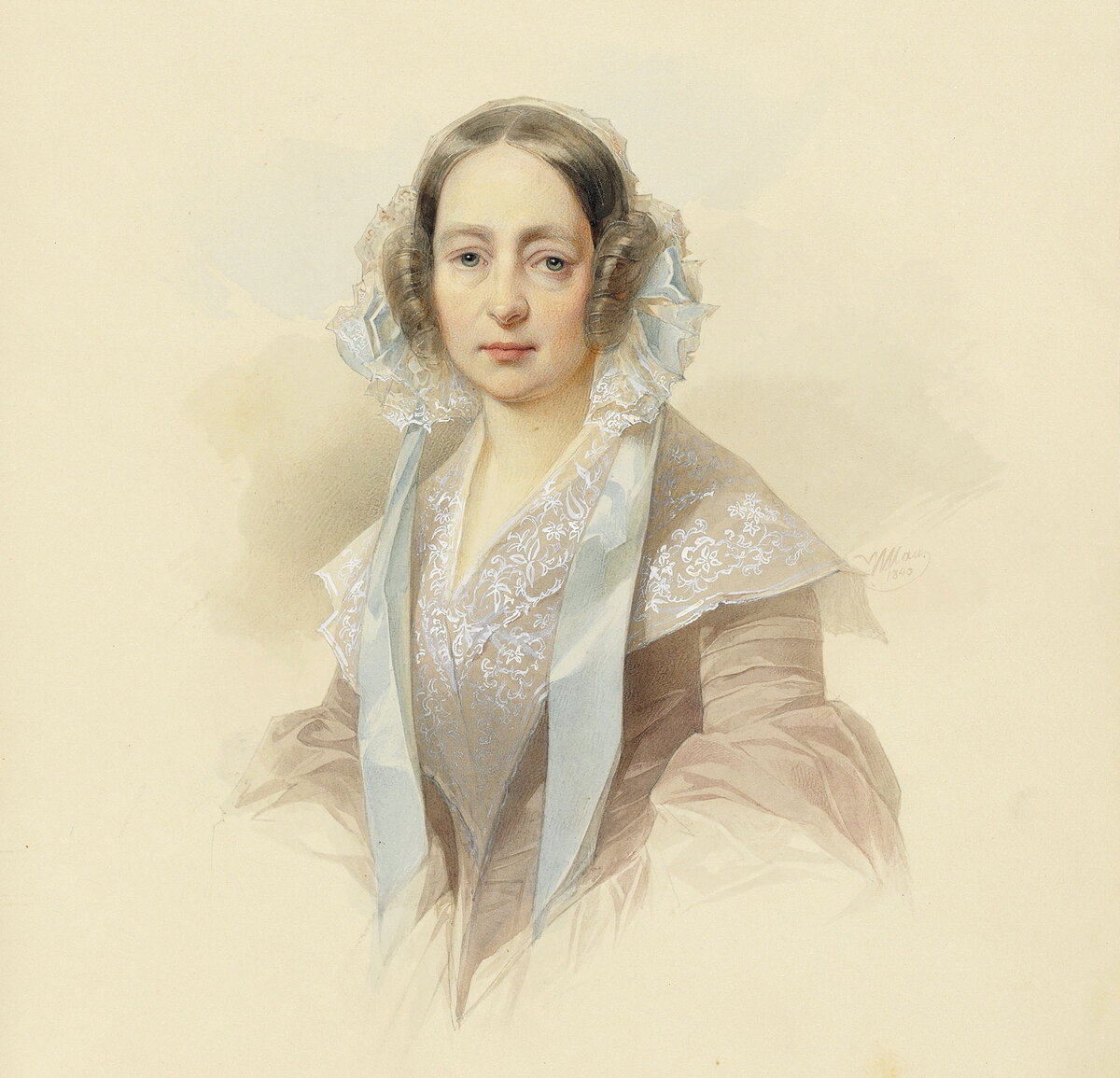 Владимир Гау «Анна Алексеевна Окулова, фрейлина двора и воспитательница великой княжны Ольги Николаевны»