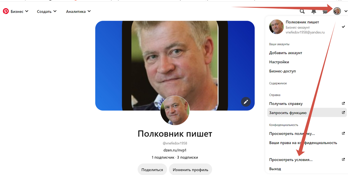 Скрин автора