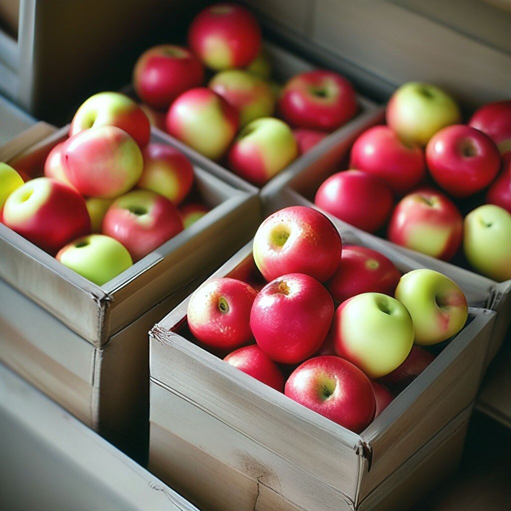   Яблоки - это один из самых полезных фруктов в мире. Они содержат много витаминов, минералов и других питательных веществ, которые полезны для здоровья человека. Вот некоторые из них:  1. Витамин С.