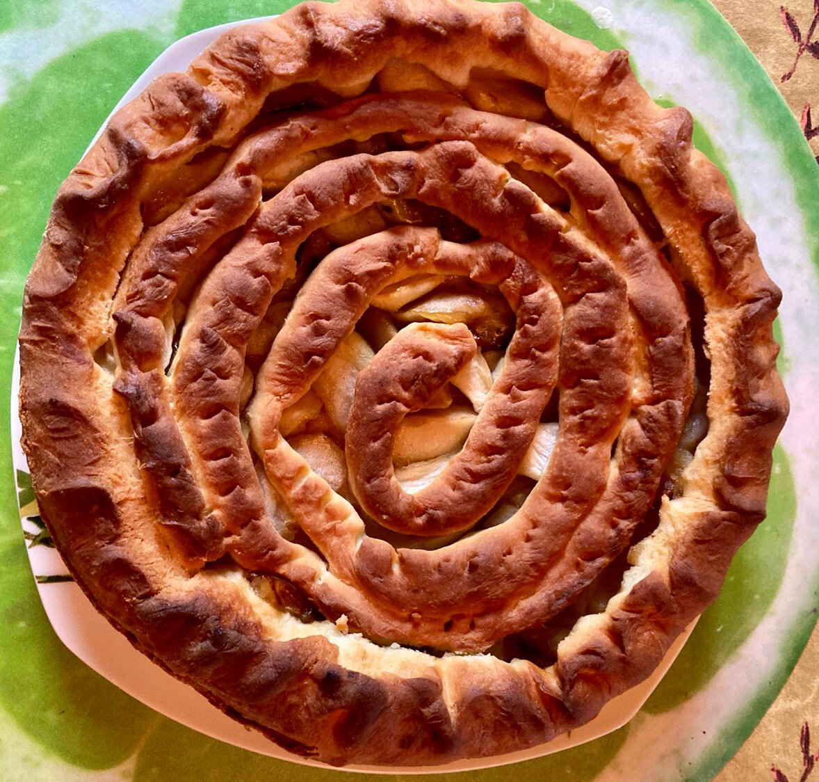 Бабушкин пирог с яблоками