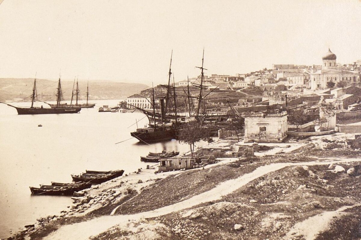     Бухта Севастополя, 1870-е годы / ГИМ
