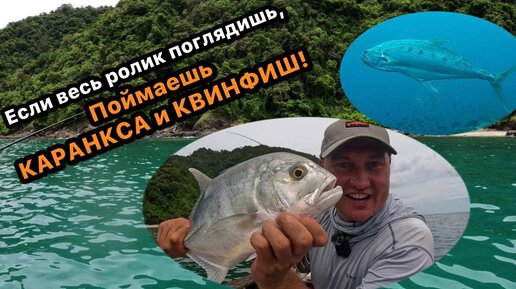 Пока все люди на работе, мы на рыбалку на лонгботе😁😎 Морская рыбалка на Пхукете | Обзор снастей 🤔 | На что клюет каранкс и квинфиш? 🙃