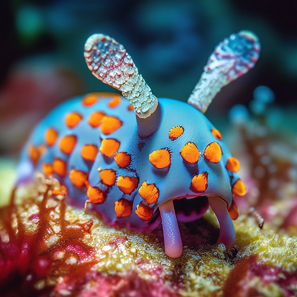 Морской кролик, или dorid nudibranchs, является одним из самых интересных типов морской жизни.-2