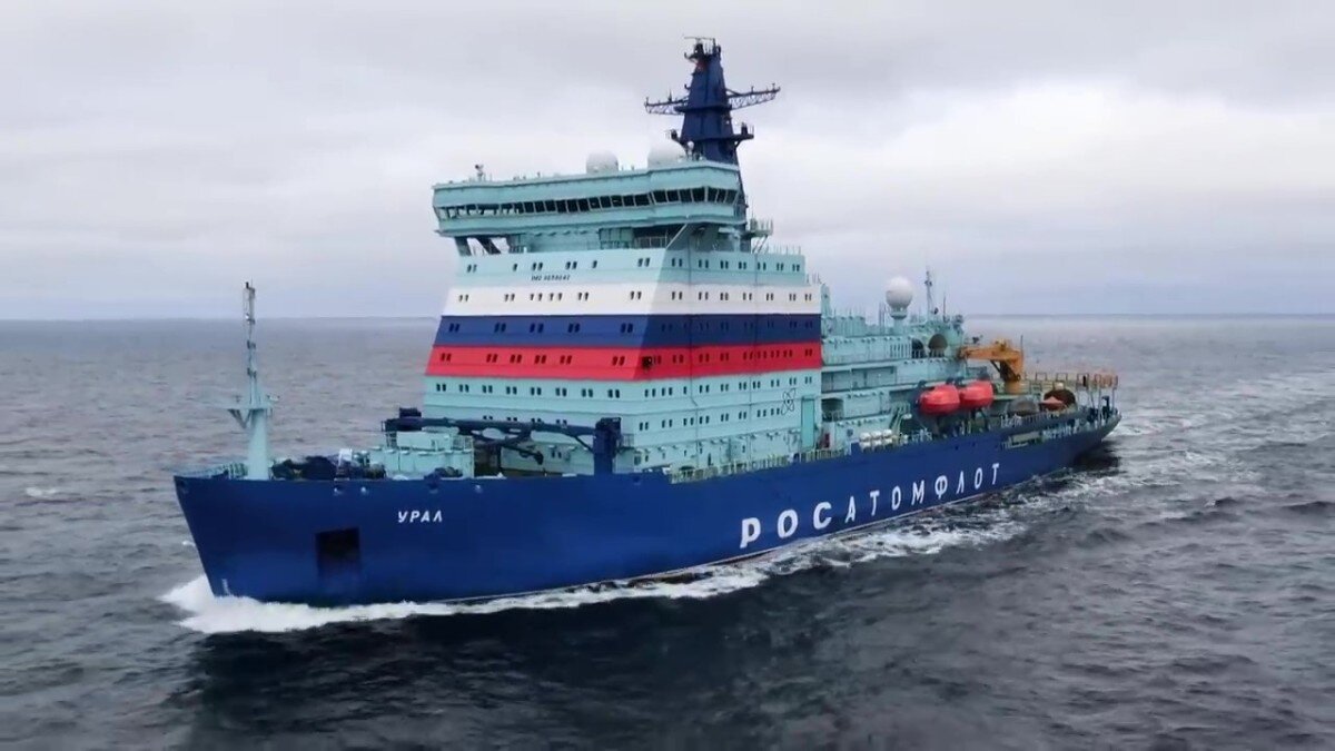 Самый современный российский атомный ледокол в мире - "Урал". Источник: Яндекс.Картинки