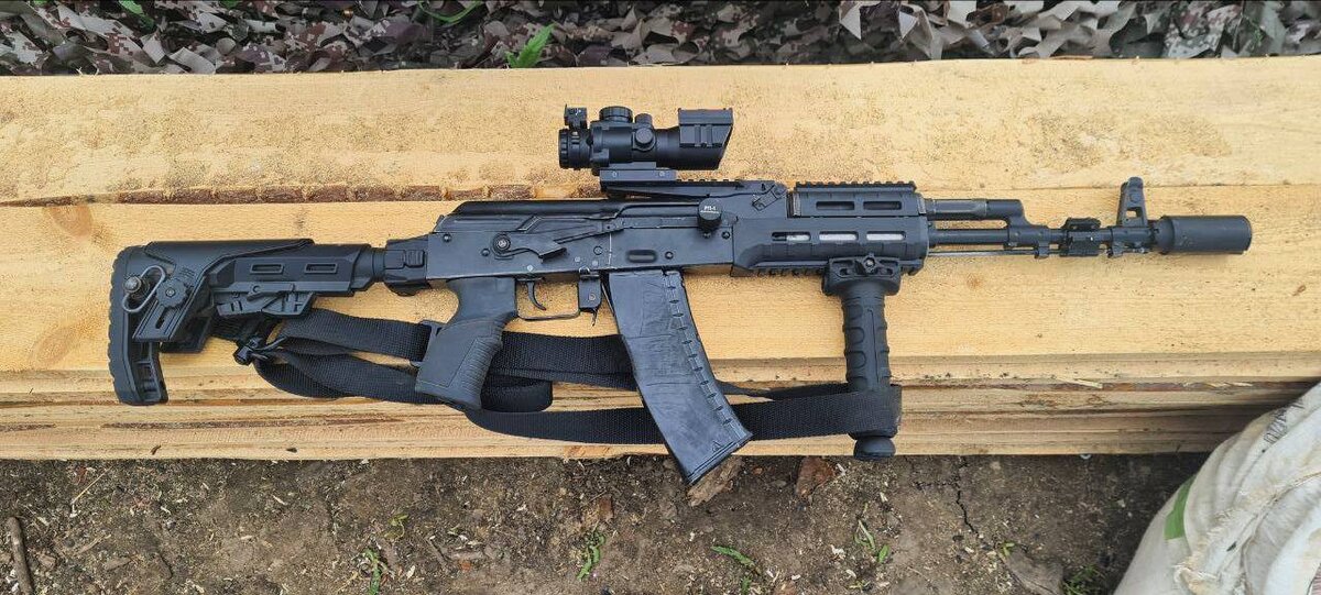 Планка вместо штатного целика K.Arma. 