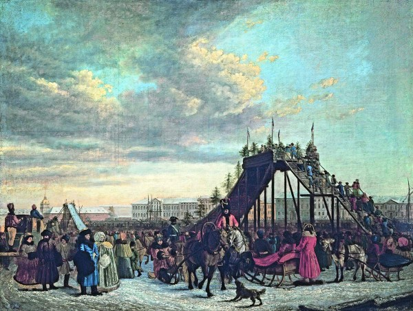 Аткинсон Д. А., Катание с гор на Неве, 1792
Русский музей