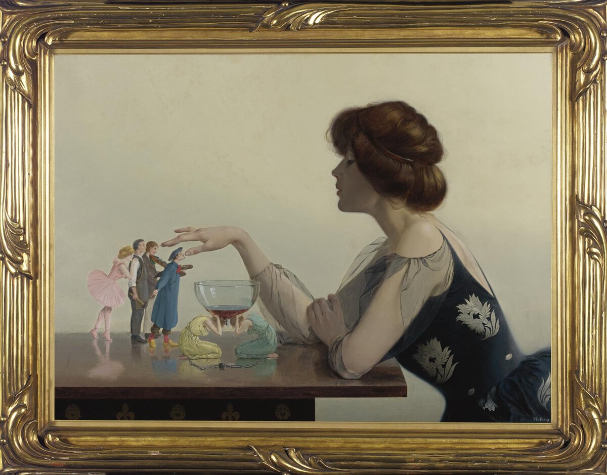 Художник Harry Wilson Watrous (1857-1940)  