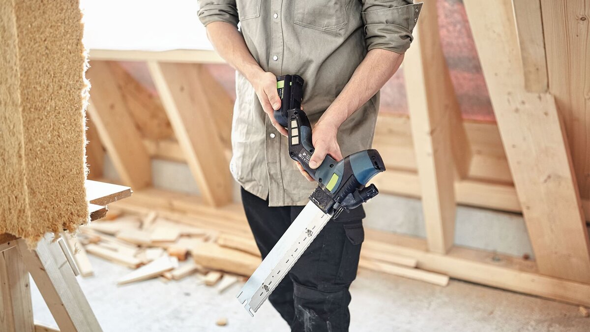 Аккумуляторный резак для раскроя изоляционных материалов Festool ISC 240