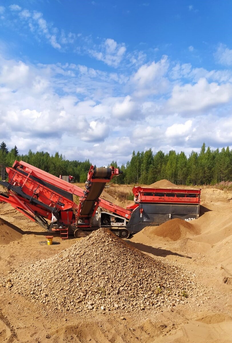 Мобильный грохот