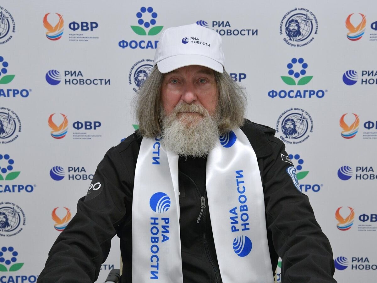    Путешественник Федор Конюхов© РИА Новости / Александр Гальперин