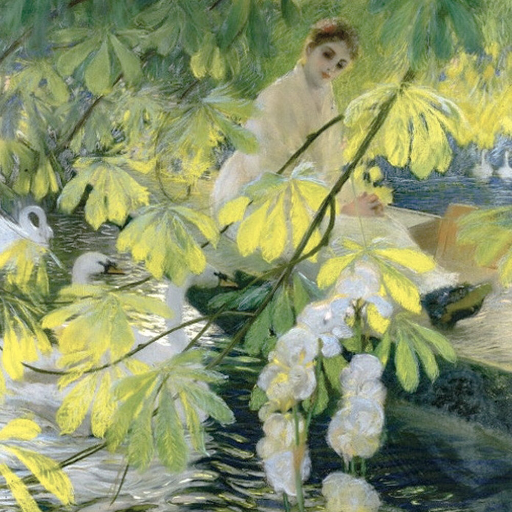 Художник Гастона де Ла Туш "Под деревом"