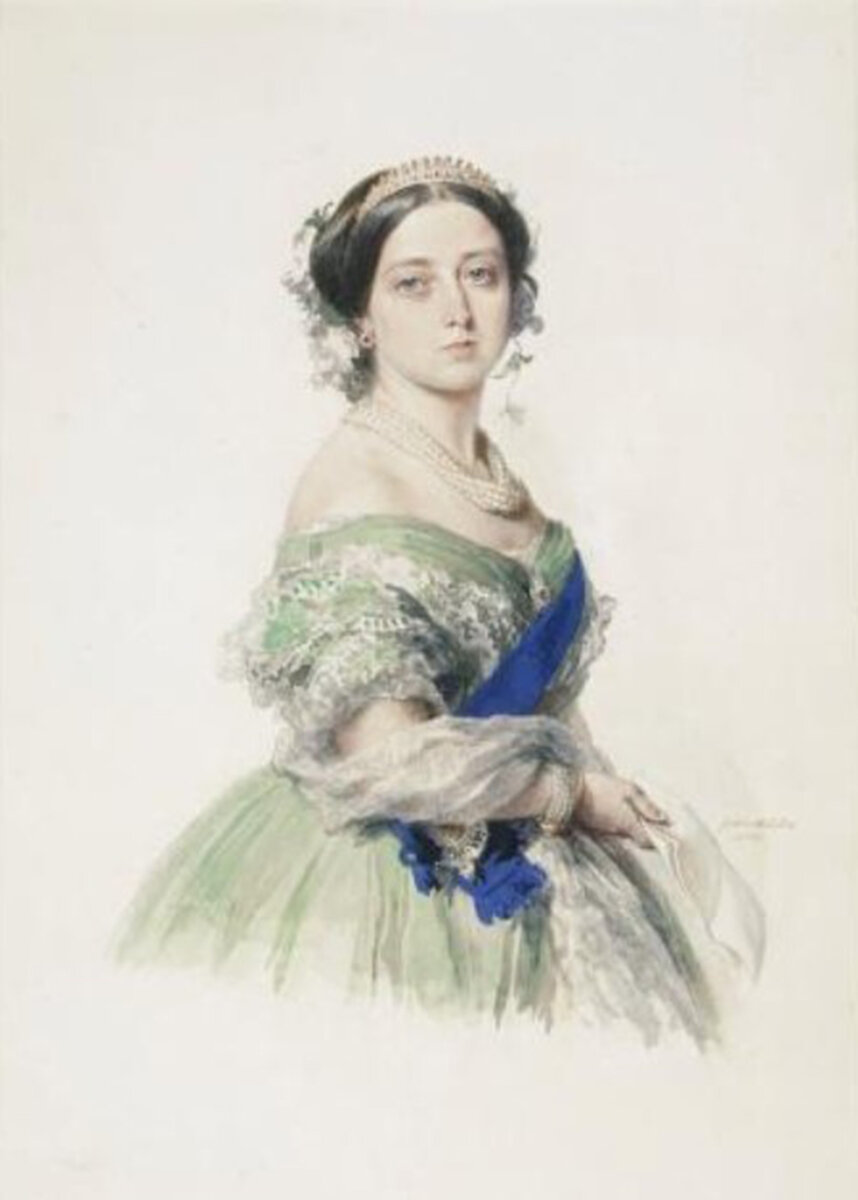 Королева Виктория, кисти  1855