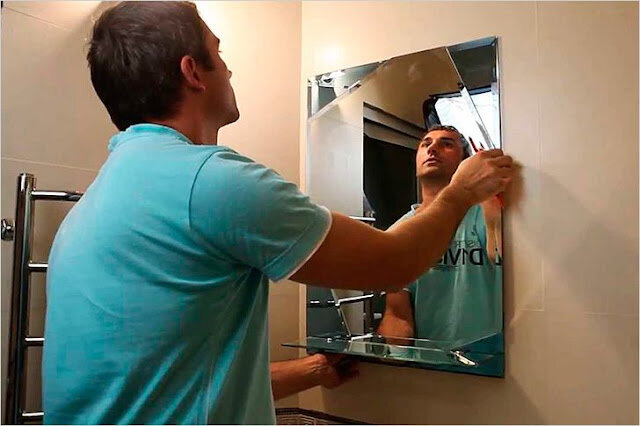 Как установить и снять зеркало
