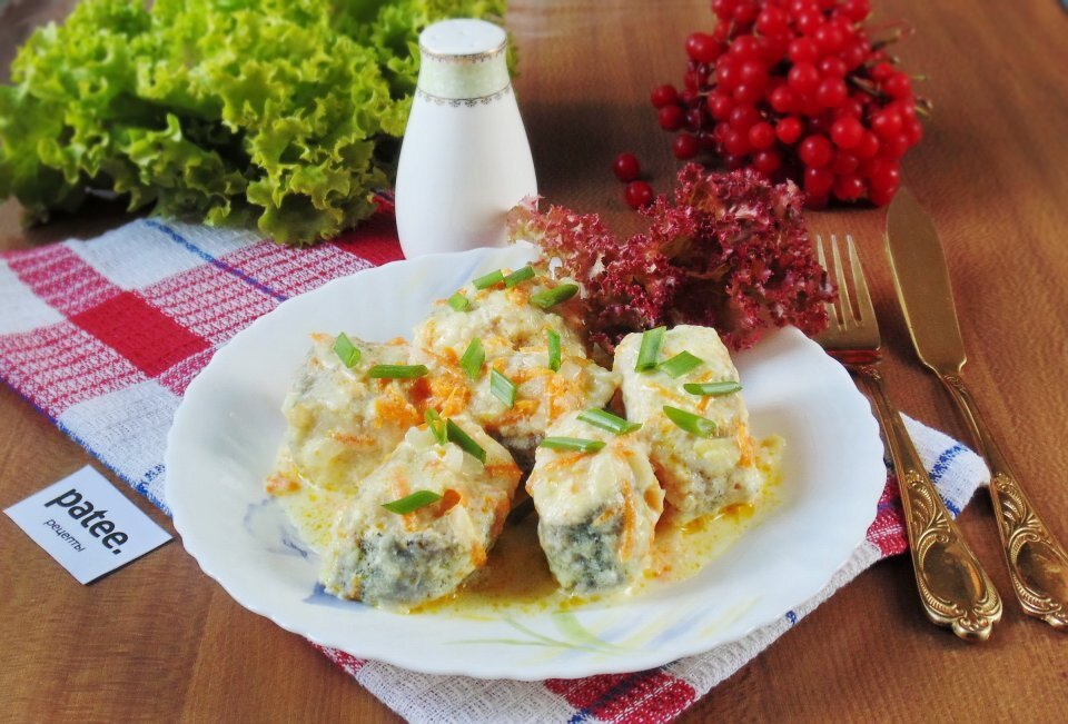 Хек в сливочном соусе от www.patee.ru