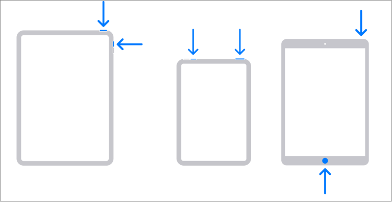 Снимок экрана на Ipad