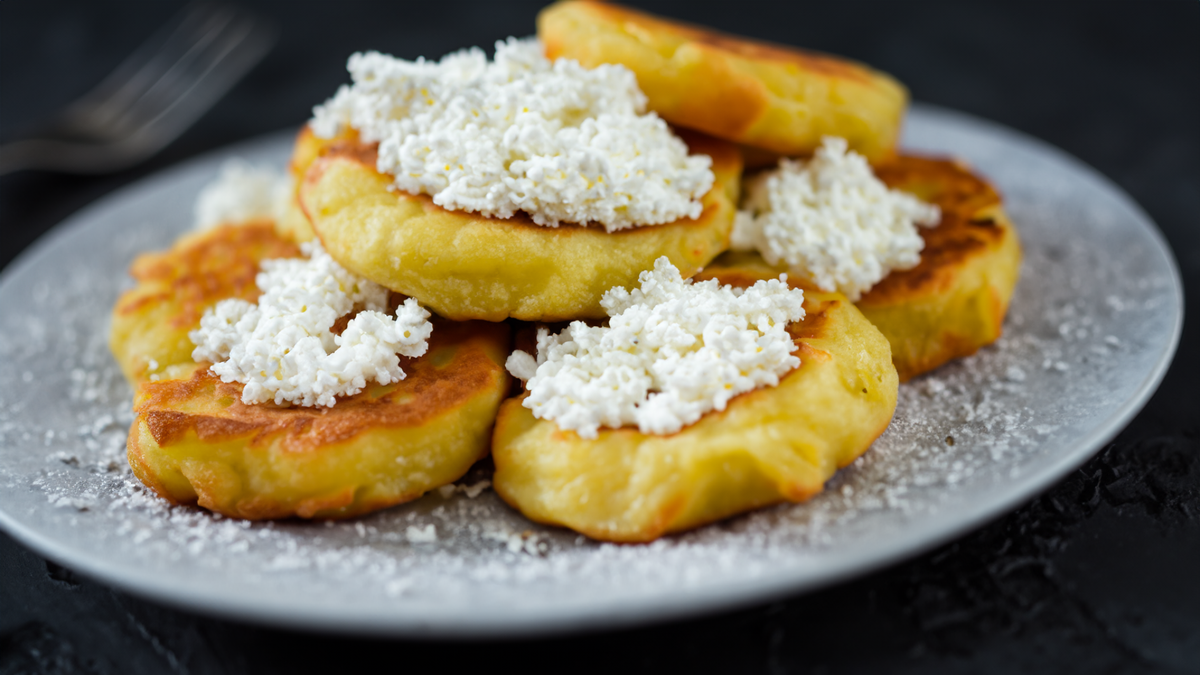 Оладьи с творогом