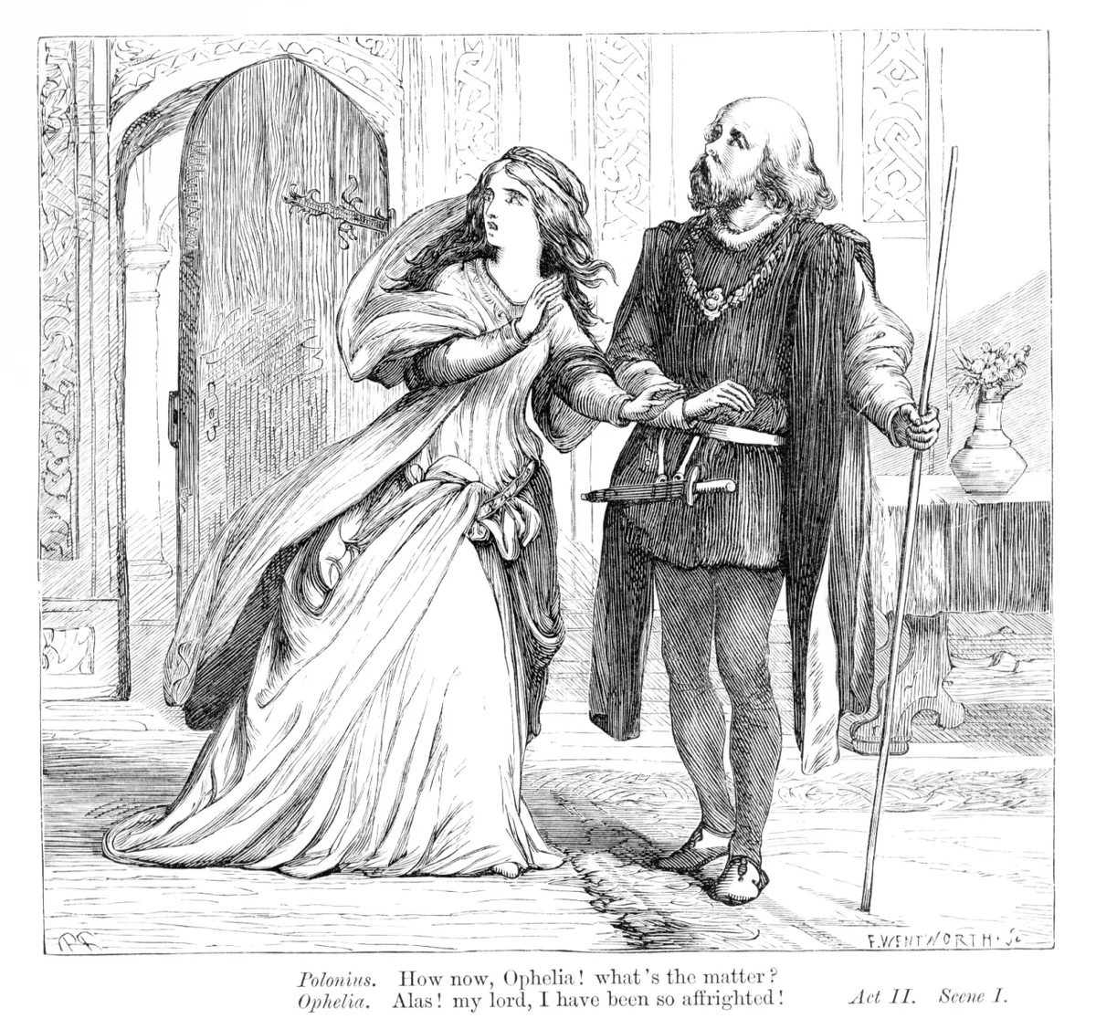 Гамлет Уильям Шекспир иллюстрации.