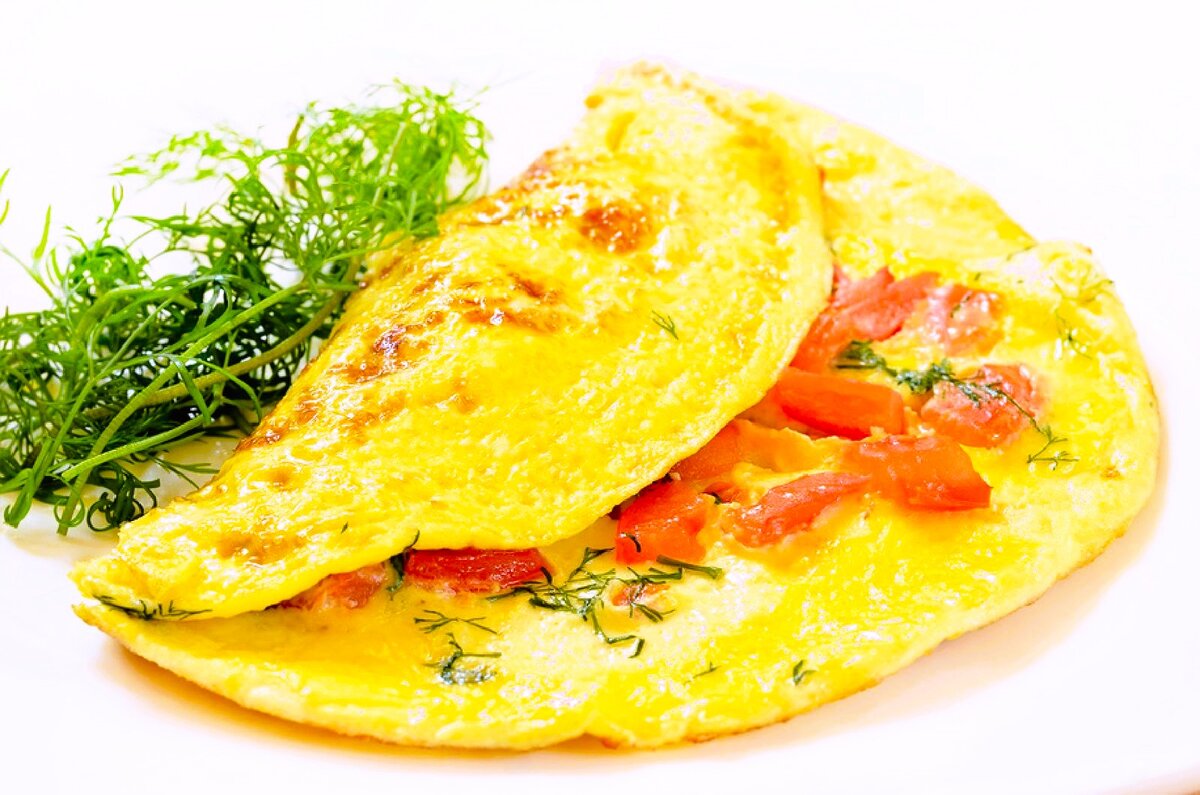 Омлет с сыром