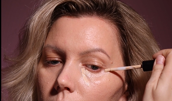 Зоны нанесения консилера под глазами