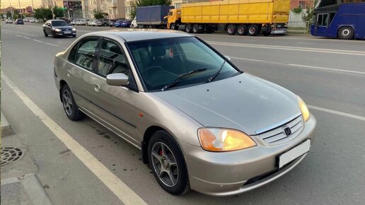 Honda Civic 2002 года, ремонт подвески, замена прокладки крышки ГБЦ, свечей и т.д