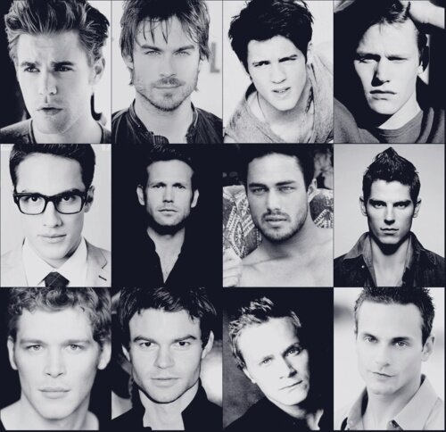 Мужской состав сериала. Ну что за цветник !