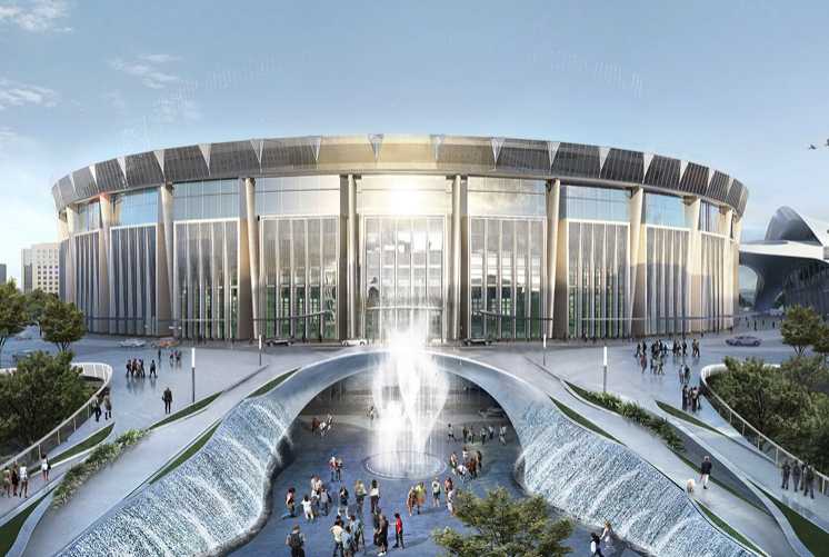 Реконструкция легендарного «Олимпийского» - самый масштабный спортивный проект Москвы. Здесь появится целый город спорта.-2