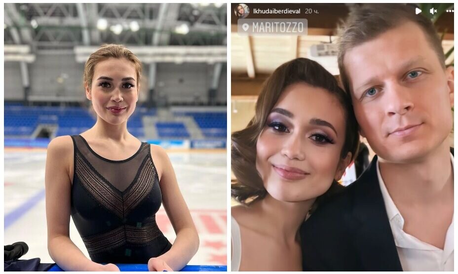    Фигуристка Худайбердиева официально стала женой продюсера Первого канала.Фото: соцсети Елизаветы Худайбердиевой